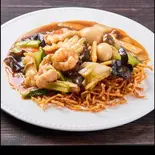 五目あんかけ硬焼きそば（中華料理如家）