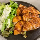 三元豚の1口カツ（焼き鳥居酒屋チキンハート駒川中野店）