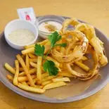 オニオンリング&ポテト(LATTEGRAPHIC麻布台店)