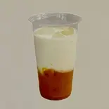 マンゴーラテ Mango latte（ホルモンうどん さくら）