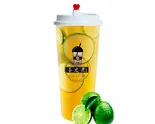 ライムジャスミンティー(黒糖タピオカなし) Lime Jasmine Tea (Without Brown Sugar Tapioca Pearls)（茶之恋 台湾タピオカ専門店）