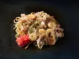 海鮮ミックス焼きそば（月島もんじゃウマウマ）