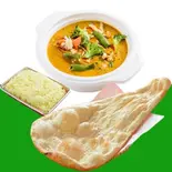 Mix Vegetable Curry with Rice or Naanミックス野菜カレーとライスまたはナン（アダルサ 武蔵小金井店）