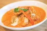 ฉู่ฉี่กุ้ง 海老のレッドカレー炒め Red Curry Shrimp Stir-Fry（バンコックコスモ食堂）