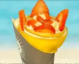 ストロベリーレアチーズクリーム（ALOHAクレープ）
