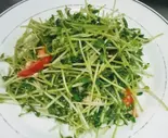 豆苗のニンニク炒め（中国酒家 ホルモサ 新青山ビル）