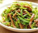 チンジャオロース(ライス付き)（中華料理 翔威飯店）
