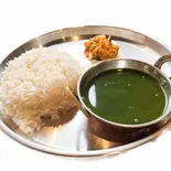 ほうれん草チキンカレーSag Chiken curry（GORKHALI 小松島店）