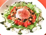 ガパオ風タコライス（沖縄食材ダイニング キリバール）