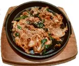豚キムチ炒め（月の島 お好み焼き・鉄板焼き）