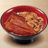 特うな牛 XL Teriyaki Eel Rice Bowl w/ Beef(すき家 福岡舞鶴店)