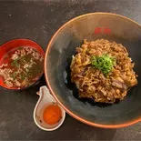 和牛丼+和牛スープ+生たまご（黒毛和牛丼ぶり専門店 和牛丼 弥勒みろく）