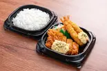 サクサク鶏むね肉のチキン南蛮とエビフライ弁当（宮本むなし 地下鉄東三国駅前店）