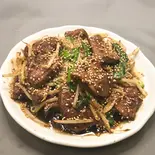ニラレバ炒め（大泉ラーメン）