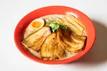 豚骨細麺(豚骨醤油)（釈迦力 友 あびこ店）