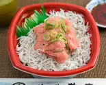 シラスネギトロ丼（海鮮丼専門店 丼丸 東三国店）