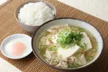 出汁が美味しい肉すいセット（おかゆ 煮え花 船橋店）