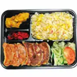 【606】五目チャーハンと餃子弁当 大盛り（客来香）