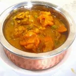 ラレミックスカレー(野菜・牛肉・海老)Rare Mix Curry (vegetables beef shrimp)(INDIAN DINING CAFE SAFFRON)