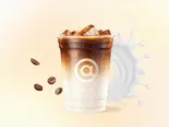 濃厚ミルクラテ【厚乳拿铁】（Cotti Coffee 難波店）