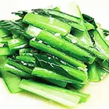 小松菜のニンニク炒め(大塚餃子軒)