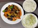上海風ナス定食（海鴎舫）