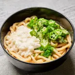 ぶっかけオクラととろろうどん（讃岐うどん うどんの中本 中野本店）