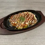 厚切りとん平焼き(鉄板焼 奥里火)