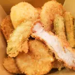 美味しい野菜 を美味しい油で揚げたフライ盛り合わせ（和のごはん みかづき）