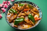 ピリ辛ホルモン刀削麺（好食間 刀削麺館）
