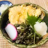 とり山菜おろしそば（手打ちそば 志喜千庵）