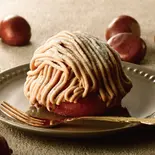 イタリア栗のモンブラン Mont Blanc（カフェ・ド・クリエ 博多大博通店）