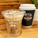 カフェラテ(ホットドッグカフェスタンドステーション東京 品川南大井店)