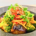 鯖のトマトパスタ(niconicocafe)