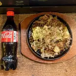 焼きそば(青唐ver)+コーラセット（Bar乙女茶屋）