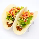 オリジナルタコス(2ピース)Original Tacos (2 pcs)（スムージー＆タコライス 農Cafe and Marche(農カフェアンドマルシェ)東新宿店）