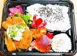 チキンカツの和風おろしぽん酢がけ弁当(餃子工房 ちびすけ 阿倍野橋店)