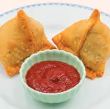 サモサ2個 Samosa 2P（Purnima Restaurant＆Cafe）