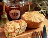 サーモンとブロッコリーのシチューパイ White stew pie with salmon and broccoli 1個(The Pie Hole Los Angeles 小金井公園)