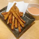 ごぼうスティック唐揚げ【オーロラソース】(博多もつ鍋総本家 喜楽 清水店)