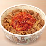 キムチ牛丼 Gyudon w/ Kimchi(すき家 福岡舞鶴店)