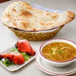 (当店人気NO.2)プレーンナンタンドリーセット PLAIN NAN TANDOORI SET(本格インド料理 タージマハル)