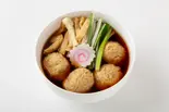 つくね肉汁うどん（【武蔵野うどん専門店】東京KINGうどん 駒込）