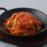 ”一枚チキン”のナポリタン 1 Piece of Chicken with Napolitan（てっぱんのスパゲッティ ミーナ天神店）