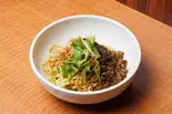青唐辛子の青からまぜそば（白湯麺屋）