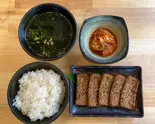 和牛サーロイン定食（焼肉 たんときどきはらみ なんば道頓堀店）