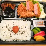ハムカツ弁当(ゴールデン酒場SANGO-YA)