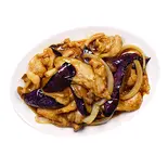 ナスと豚肉炒め（珉珉 飯田橋店）