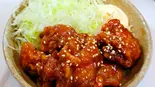 【キャベツ付き】韓国風旨辛ヤンニョムチキン(5個入り)(精肉店直送!ステーキ丼・コロッケ・カレーのお店 へそ)