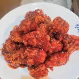 ヤンニョムチキン(韓国料理ハンマダン)
